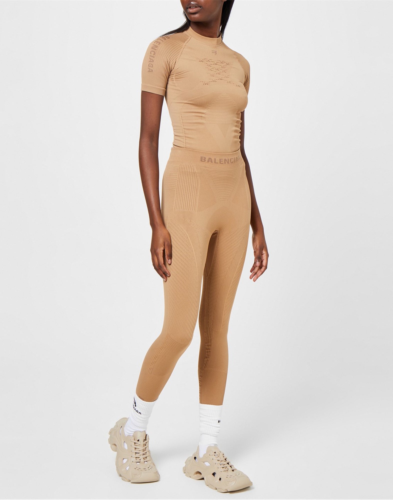 BALENCIAGA Lace-Up Cut-Out Sneakers for Women - SS24