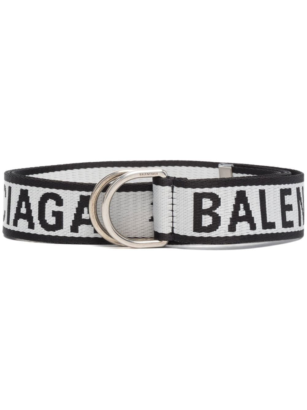 BALENCIAGA Jacquard Logo D-Ring Belt for Men