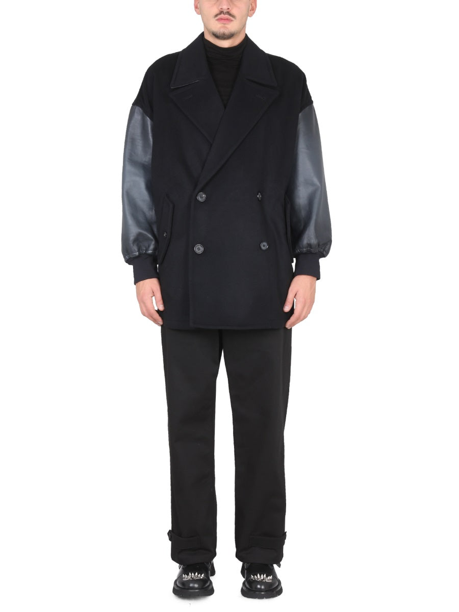 ALEXANDER MCQUEEN Soft-Shouldered Caban Jacket