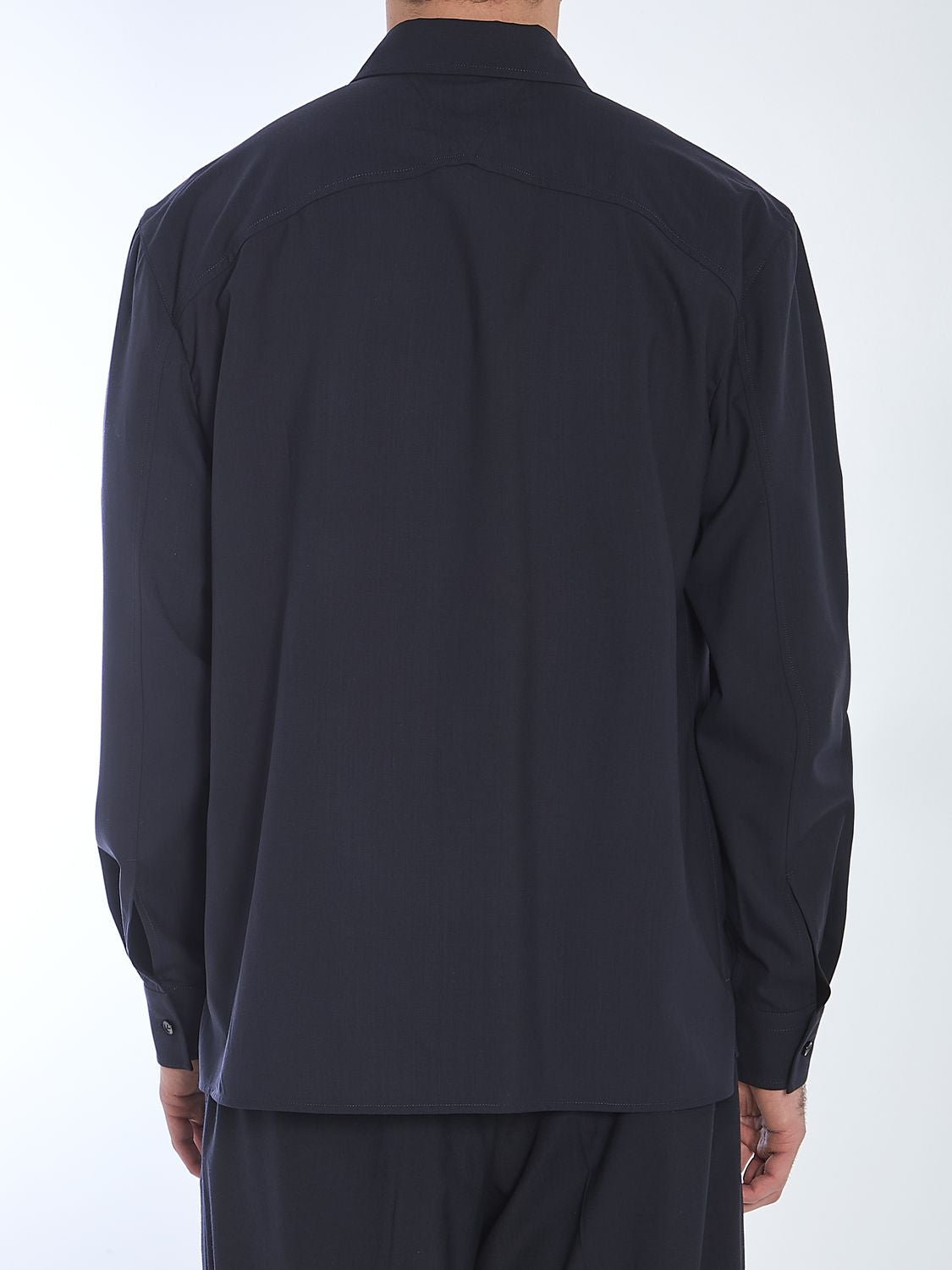 BOTTEGA VENETA Fine Wool Shirt for Men - Size IT 50