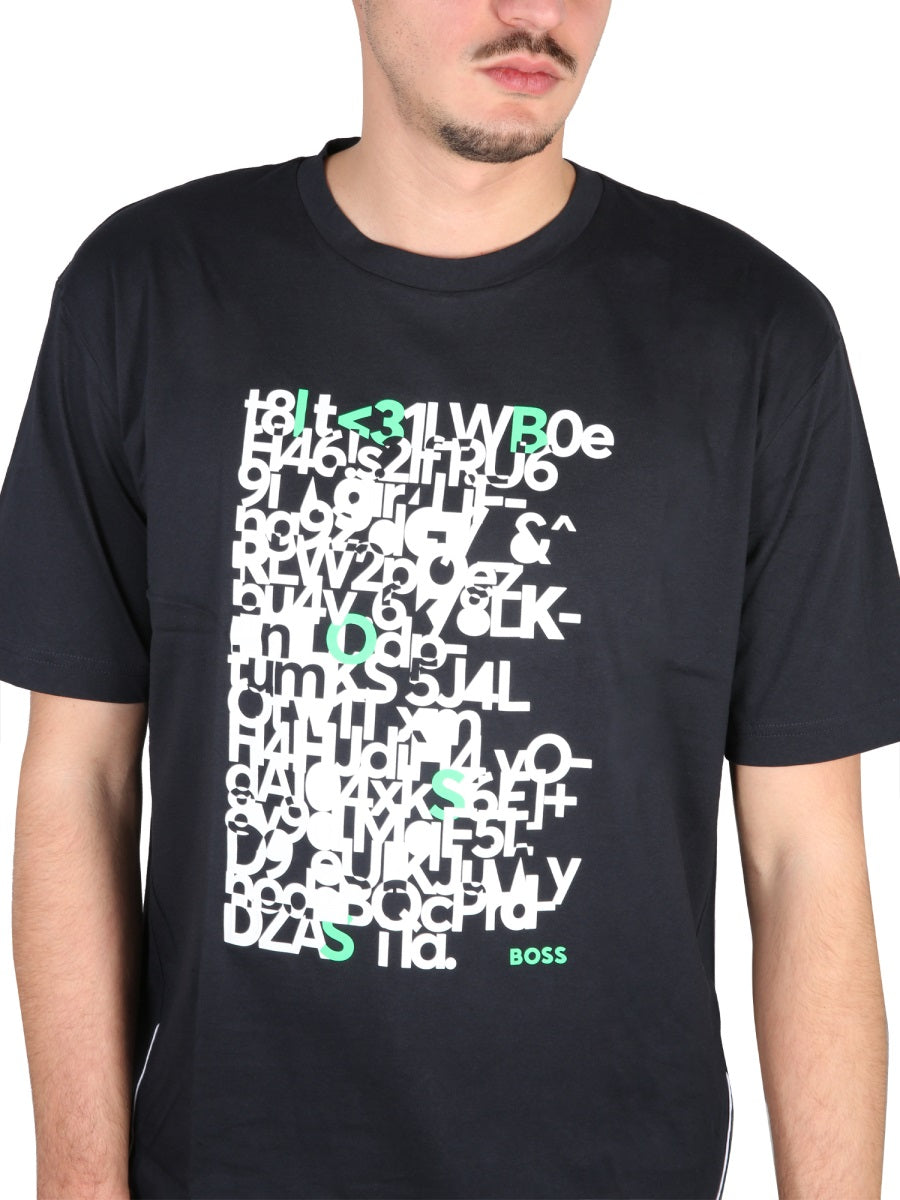 BOSS Logo Print T-Shirt