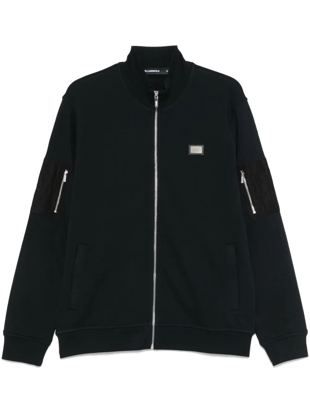 KARL LAGERFELD Men's Zip-Up Track Jacket