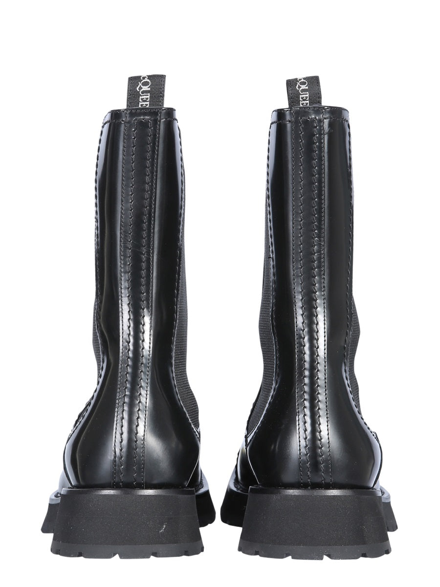 ALEXANDER MCQUEEN Studded Boot with Rubber Midsole