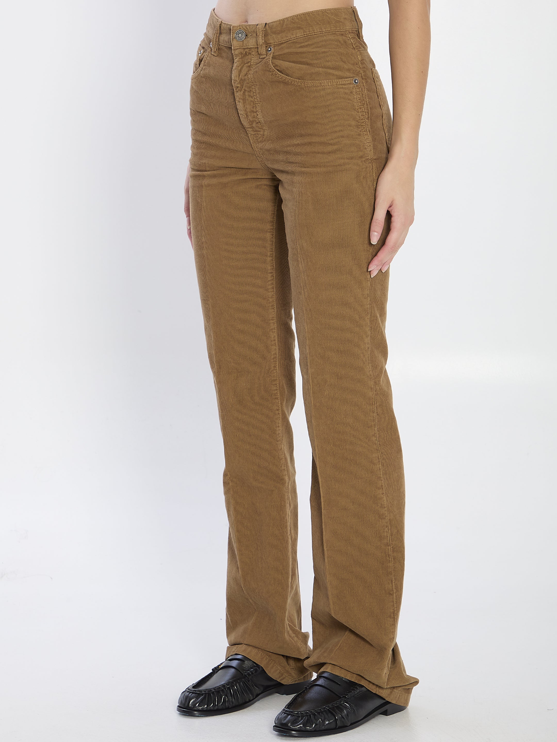 SAINT LAURENT Wide Leg High-Waisted Trousers (Size 26 US)