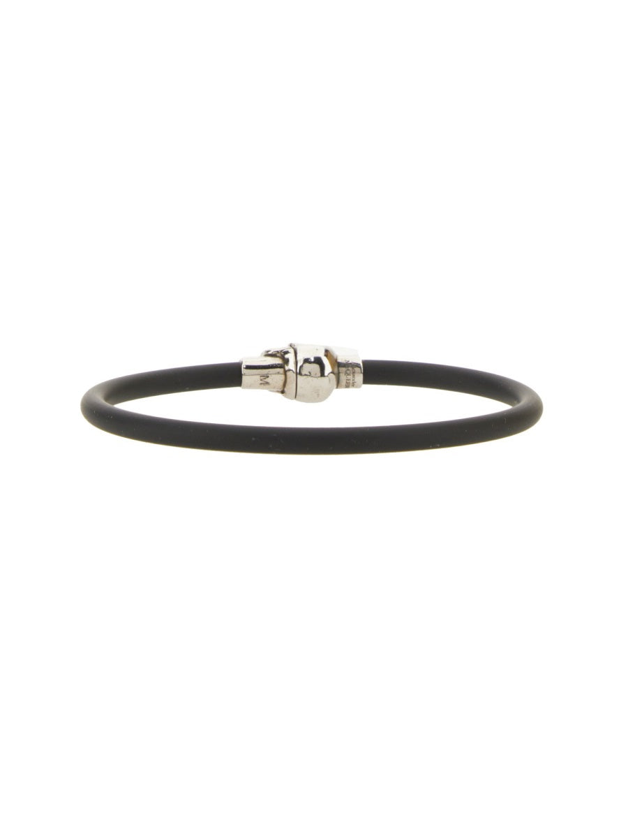 ALEXANDER MCQUEEN Rubber Cord Skull Bracelet