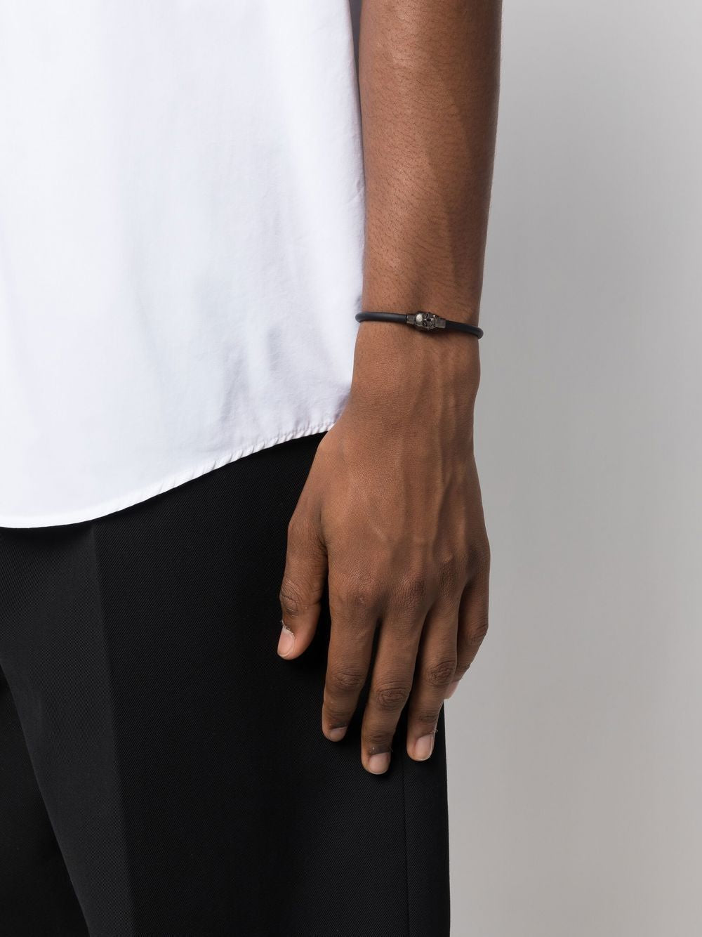 ALEXANDER MCQUEEN Men's Rubber Skull Bracelet