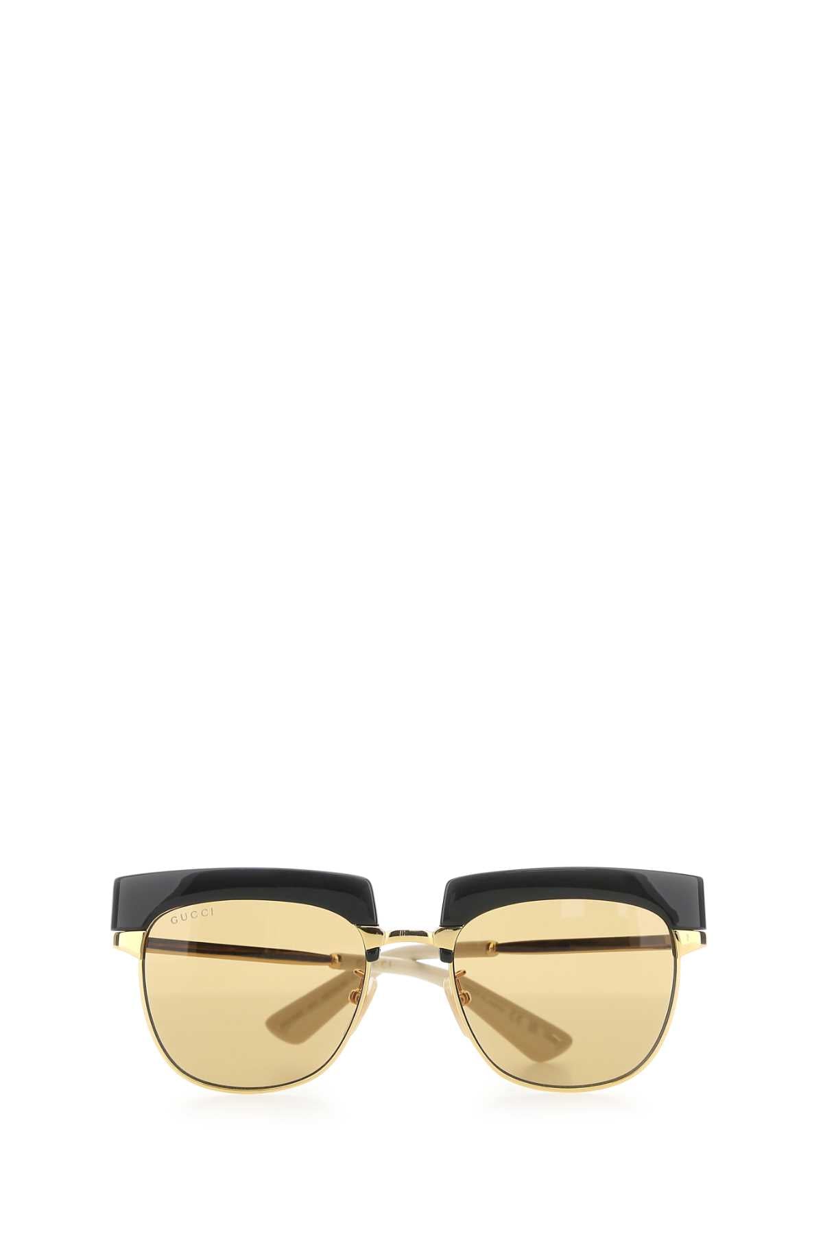 GUCCI Gold Metal Sunglasses for Men