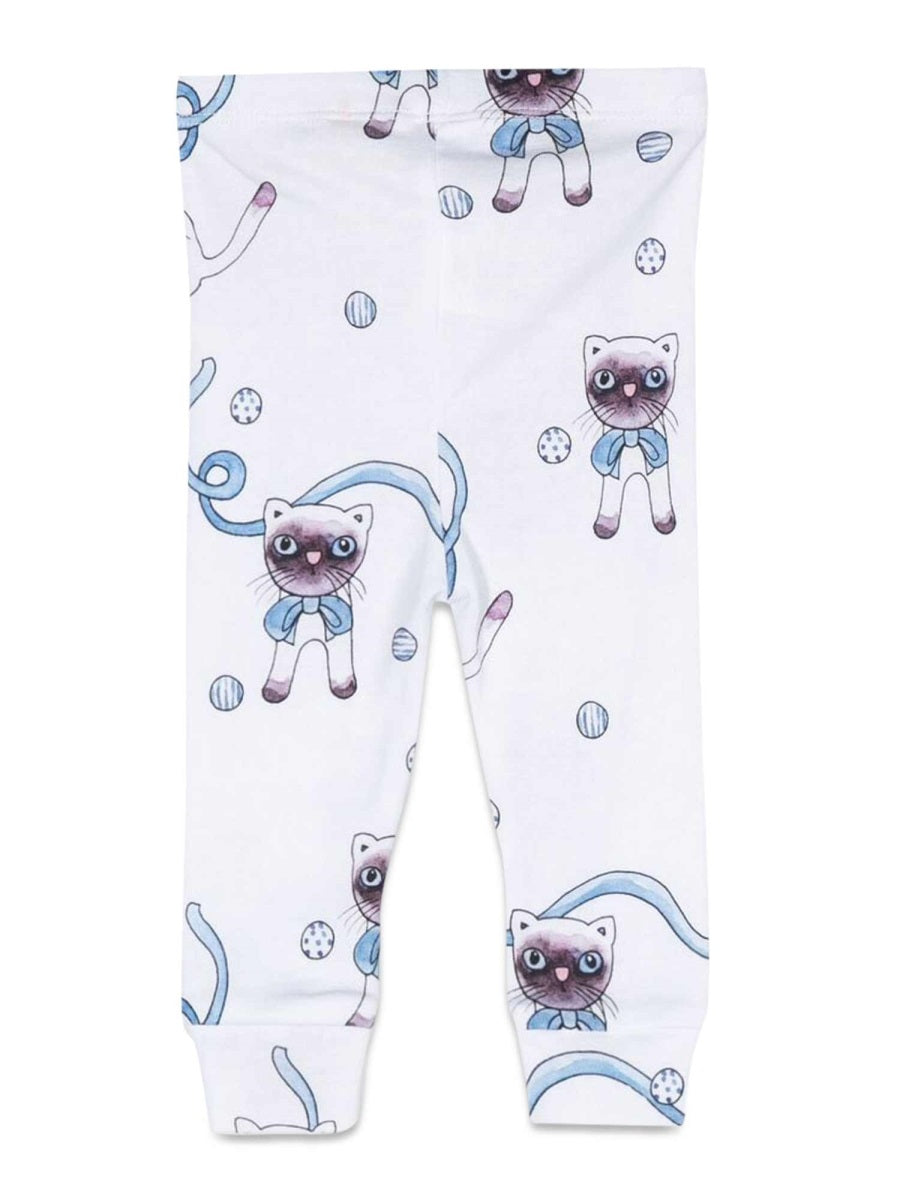 MINI RODINI Mini Unisex Siamese Print Leggings