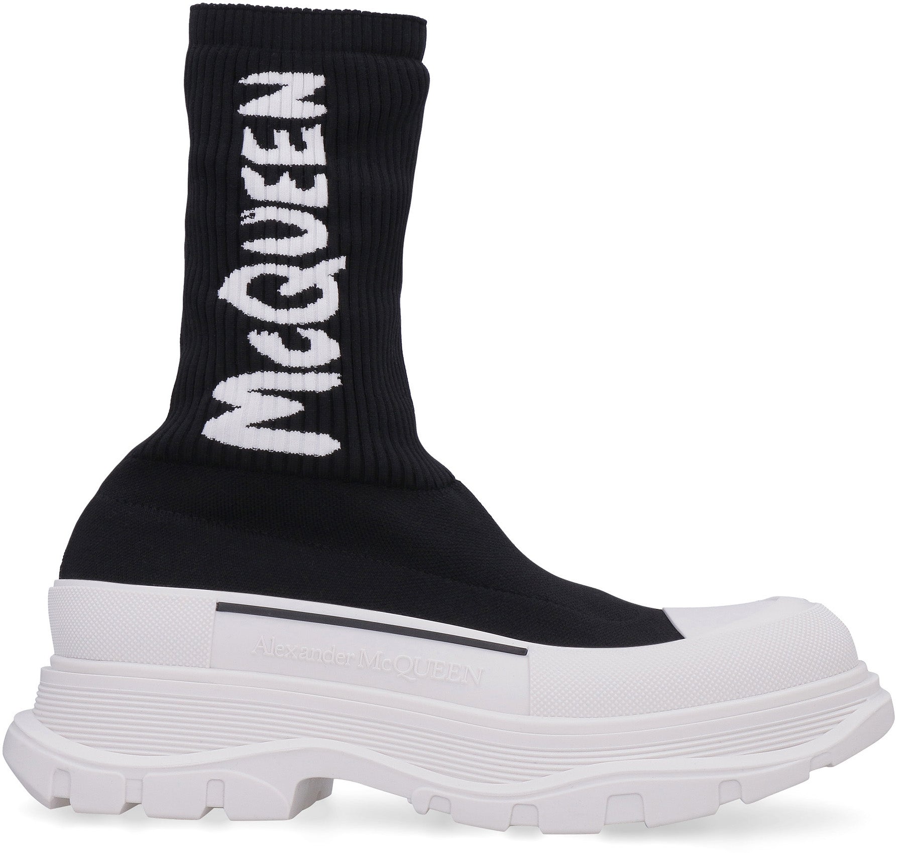 ALEXANDER MCQUEEN Women's Stretch Nylon Tread Slick Sneakers