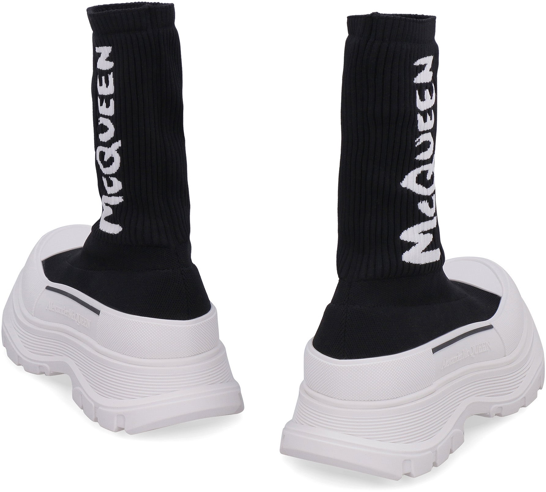 ALEXANDER MCQUEEN Women's Stretch Nylon Tread Slick Sneakers