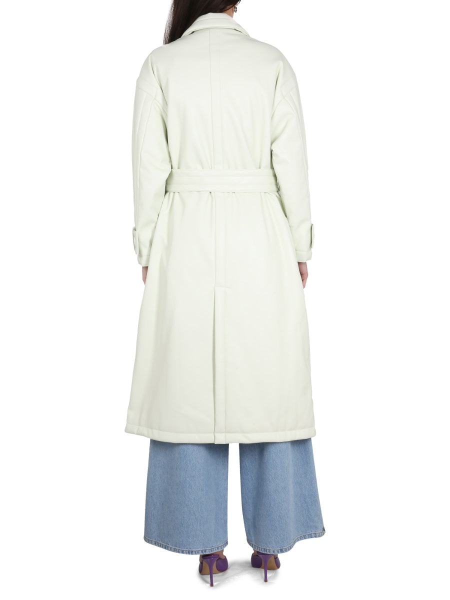 STAND Double Layered Pointed Collar Trench Coat