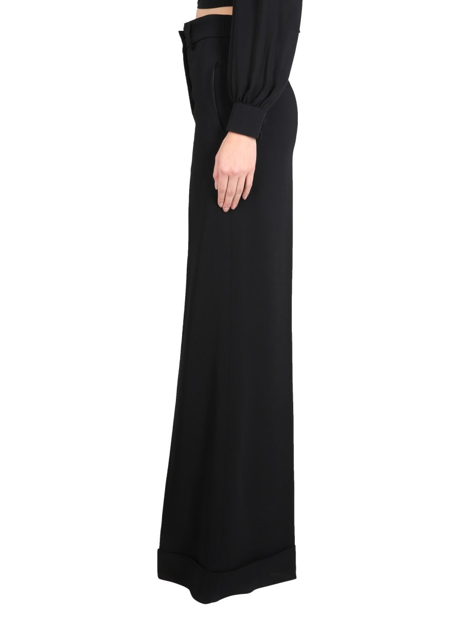 MOSCHINO High Waist Belted Trousers for Women