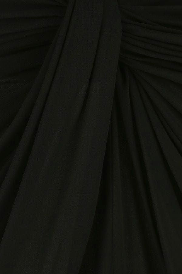 SAINT LAURENT Fluid Crepe Mini T-Shirt Dress