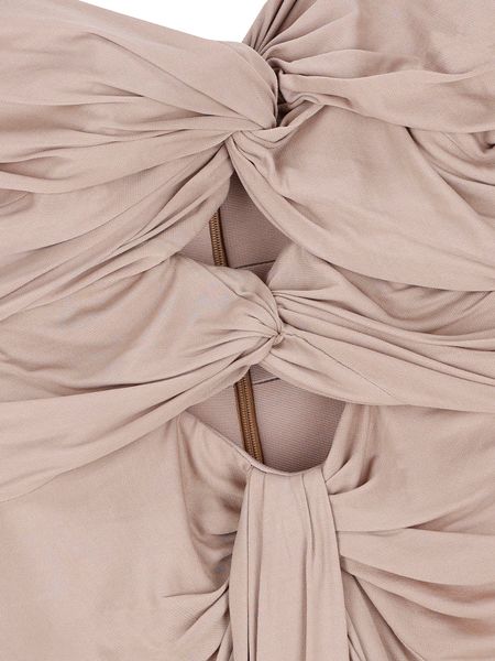 SAINT LAURENT Strapless Cut-Out Mini Dress - Size 36