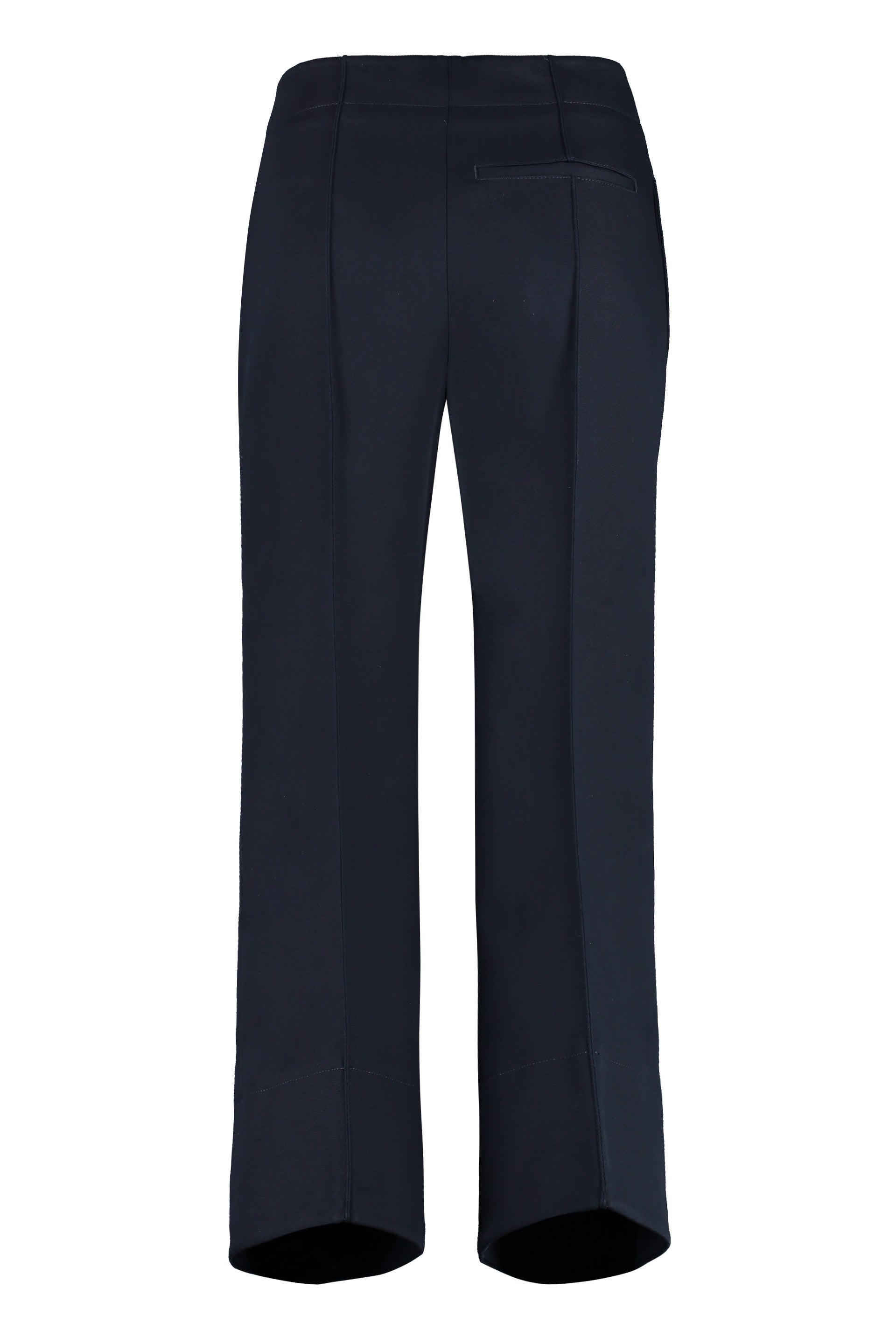BOTTEGA VENETA High-Rise Cotton Trousers for Women