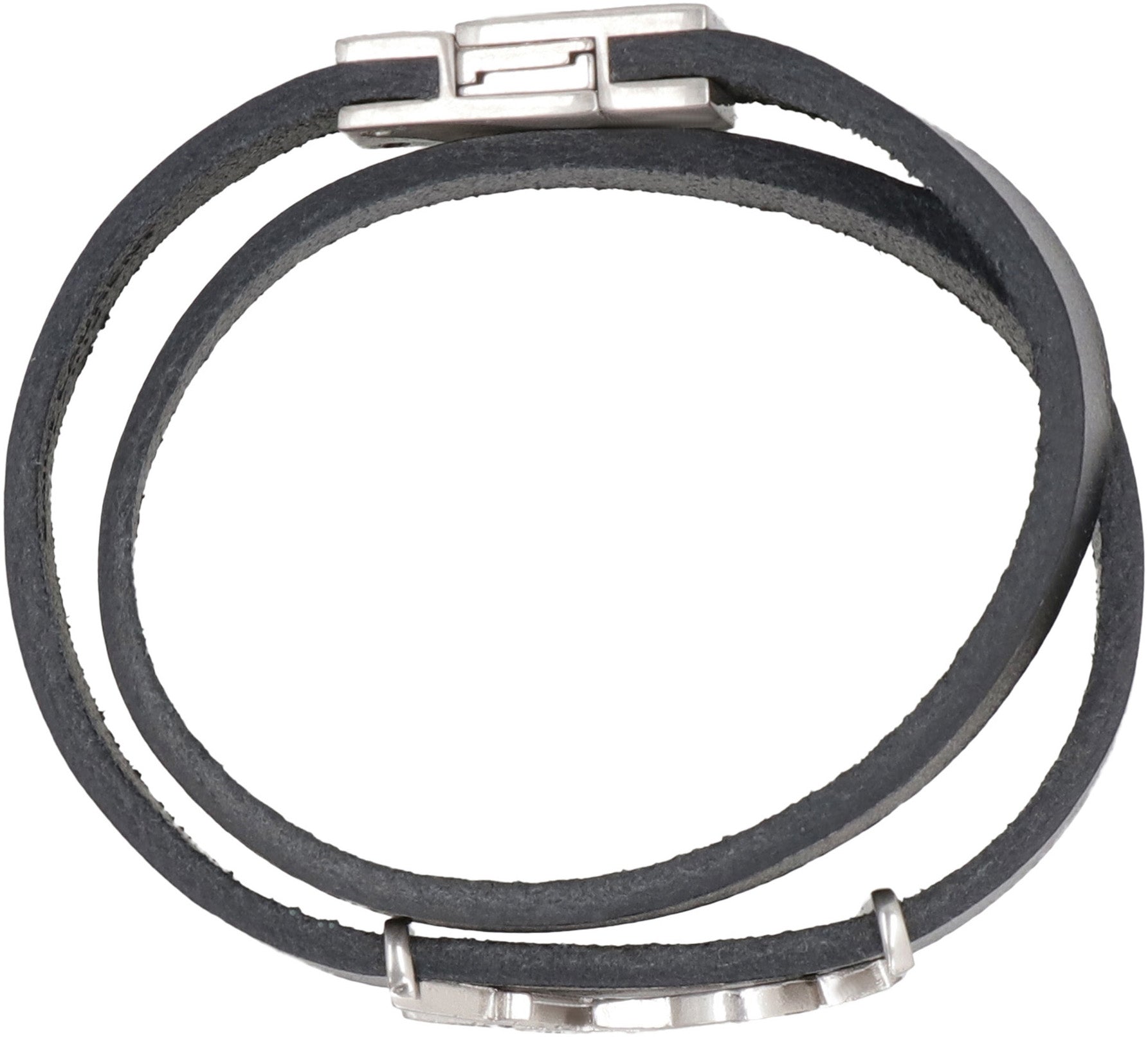 SAINT LAURENT Leather Opyum Bracelet for Men