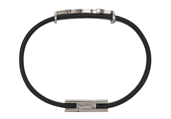 SAINT LAURENT Leather Bijoux Bracelet for Women - FW24 Collection