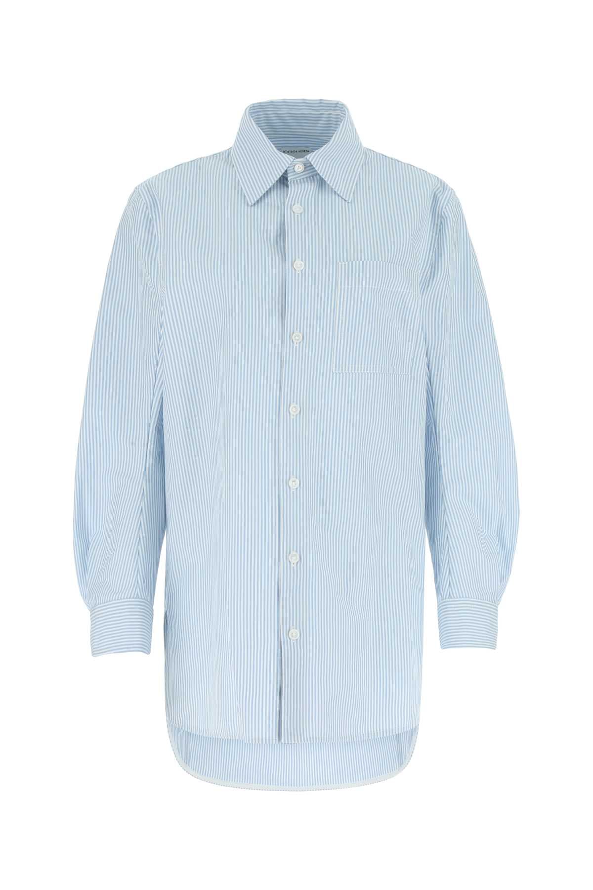 BOTTEGA VENETA Embroidered Oversized Cotton Shirt