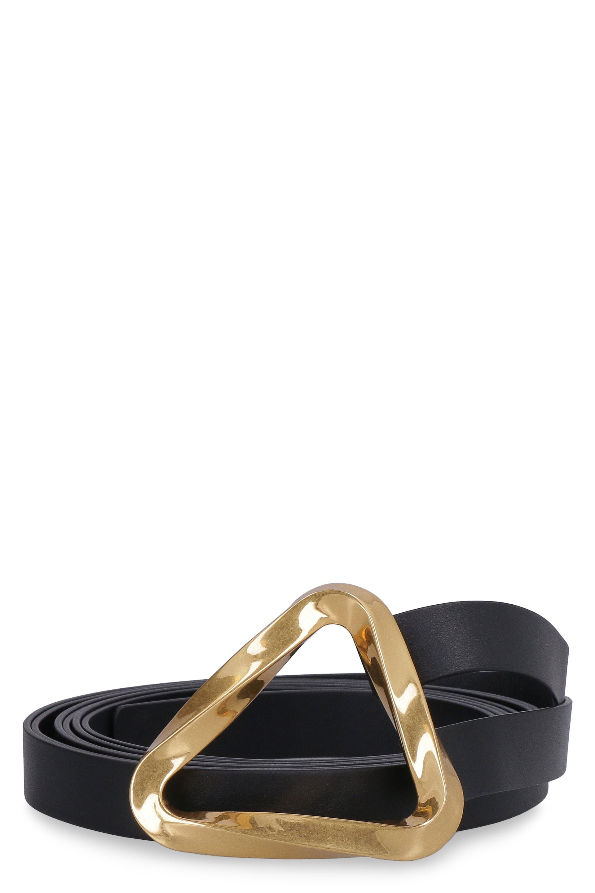 BOTTEGA VENETA Grasp Leather Double Strap Belt - 5cm Height