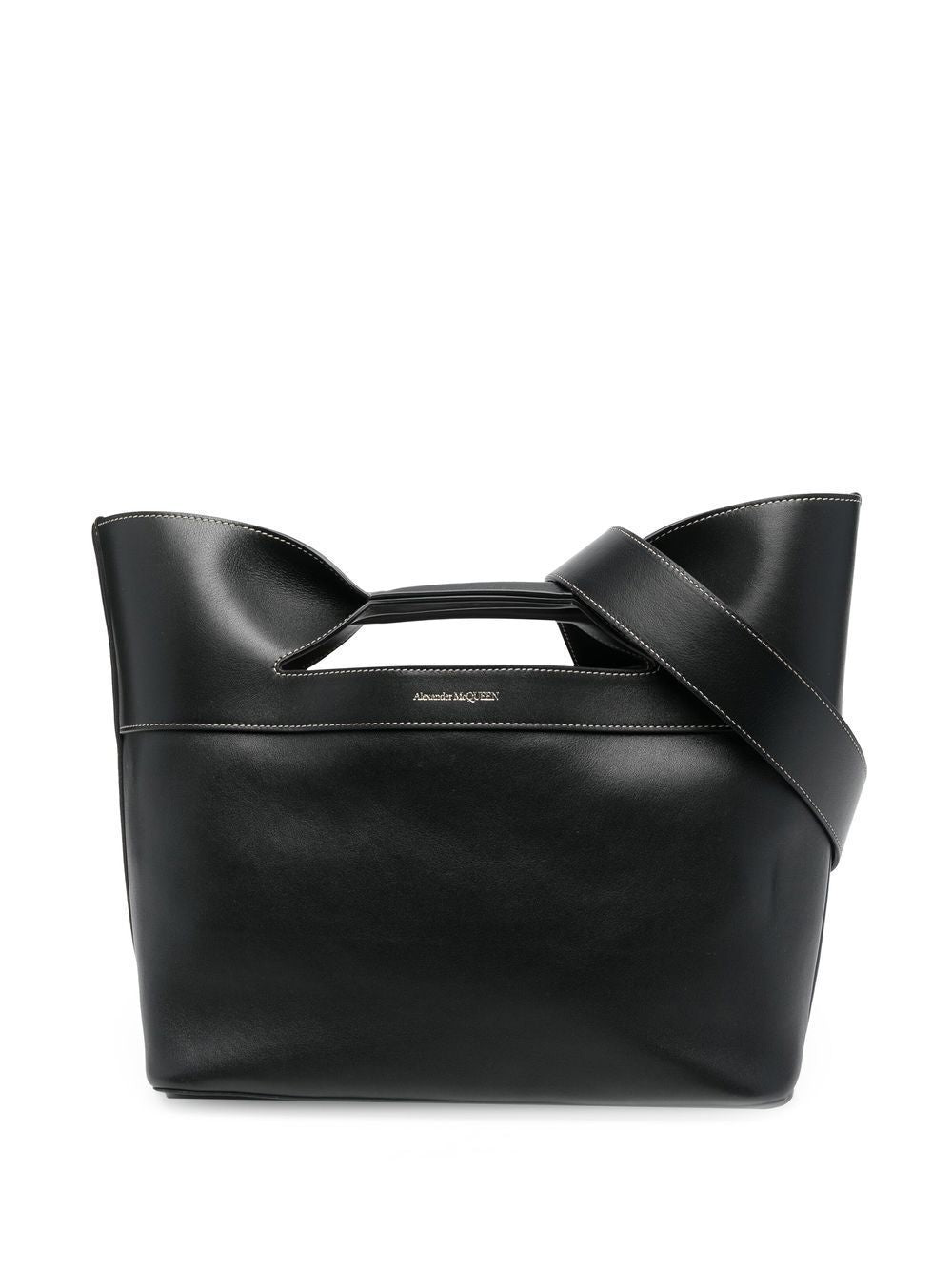 ALEXANDER MCQUEEN The Bow Leather Handbag - 63 cm x 43 cm