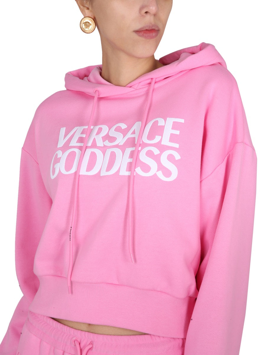 VERSACE Mini Cropped Sweatshirt