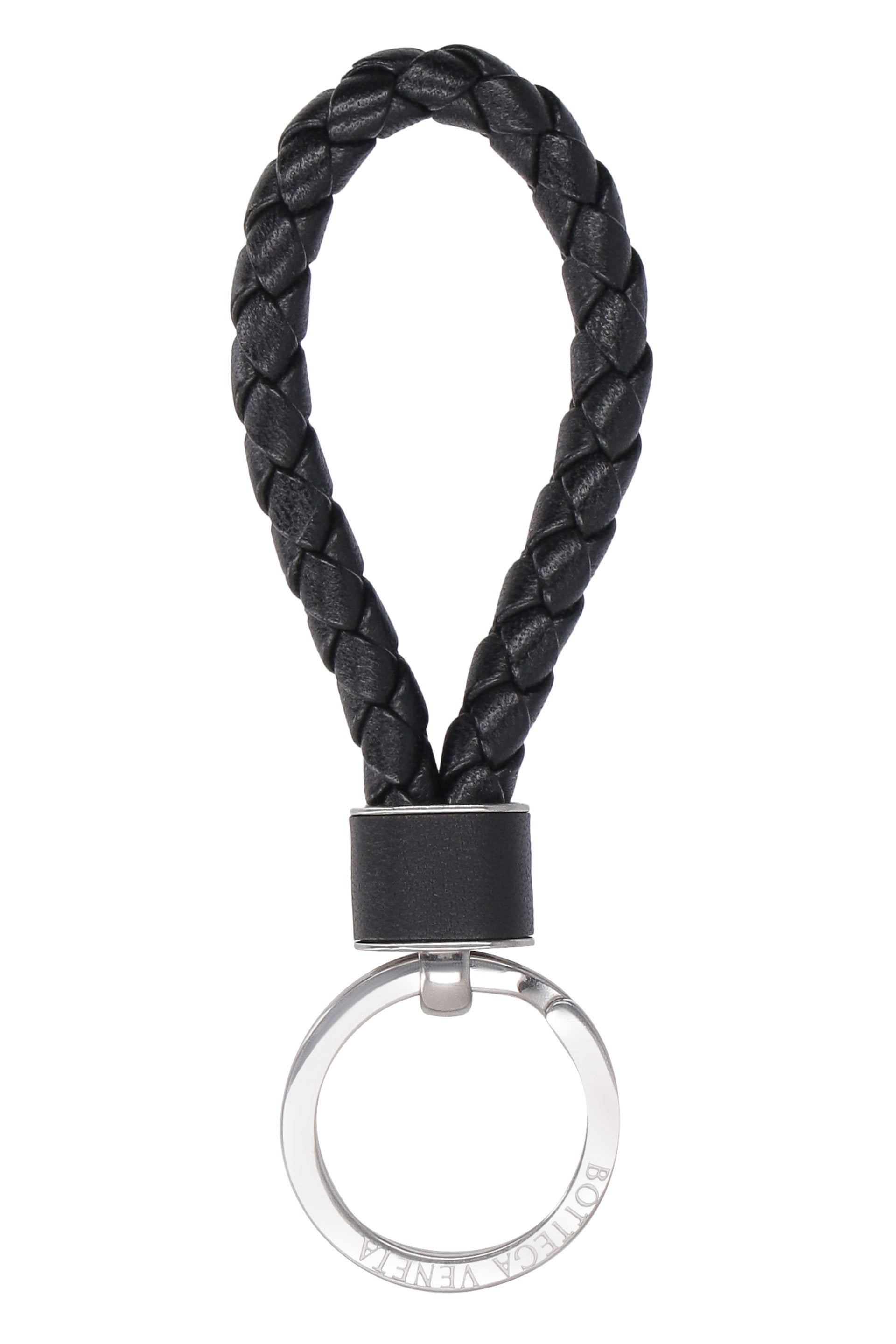 BOTTEGA VENETA Woven Leather Keyring