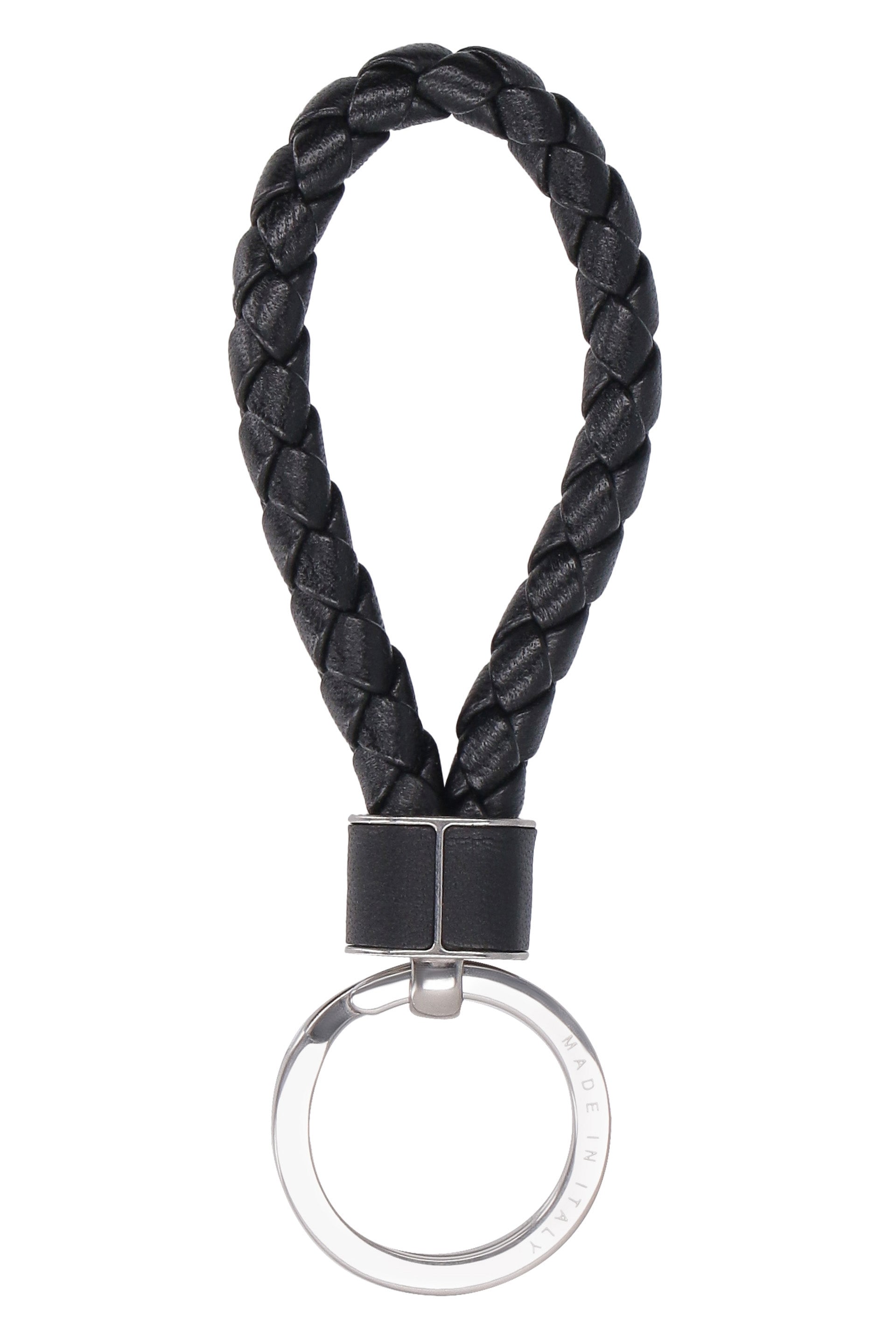 BOTTEGA VENETA Woven Leather Keyring