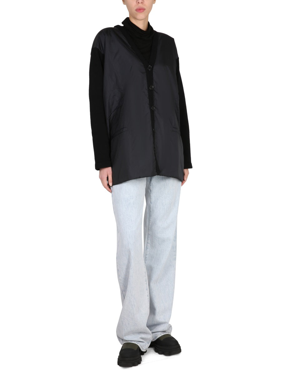 ASPESI V-Neck Cardigan with Front Button Closure for Women