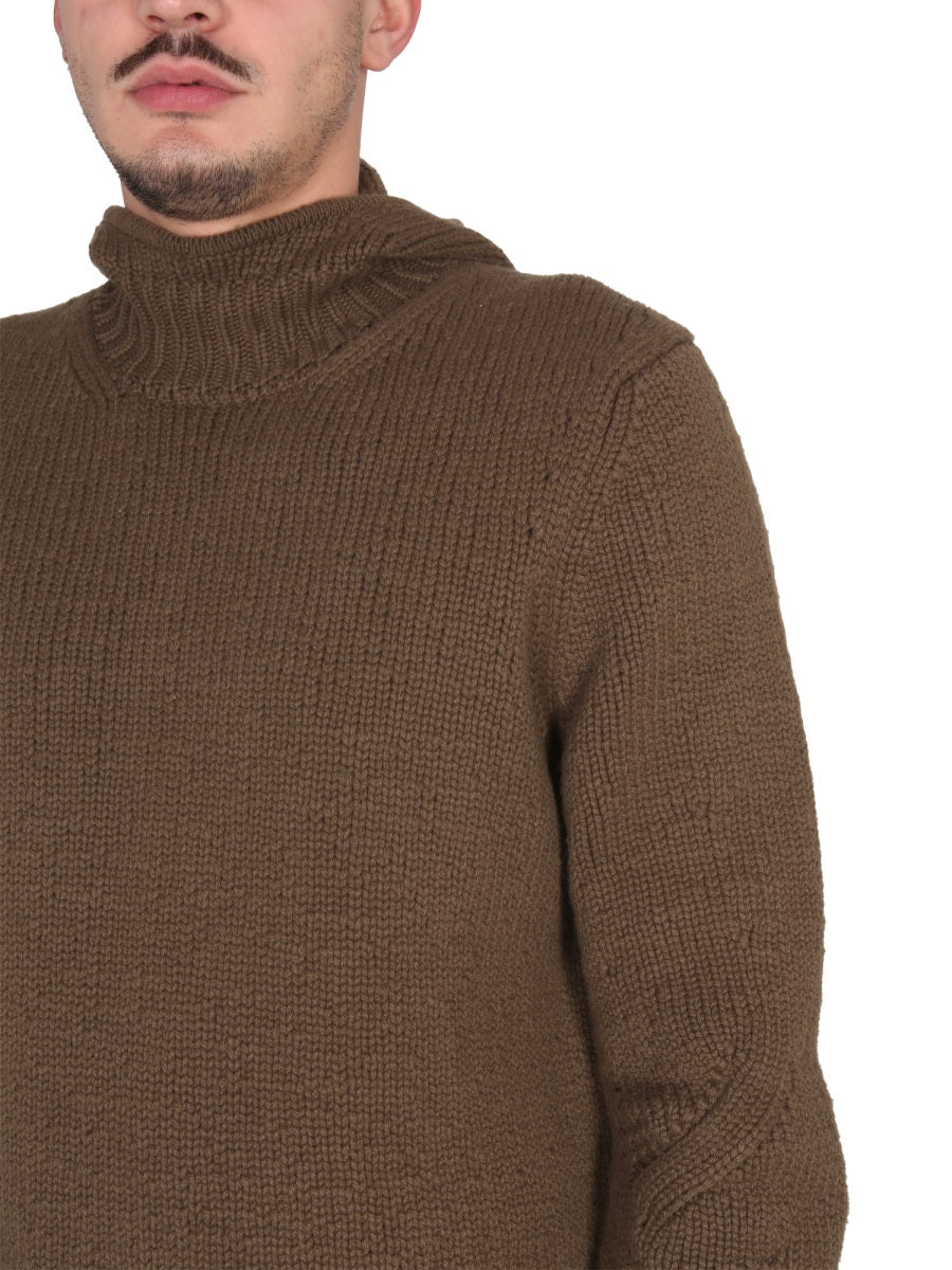 BOTTEGA VENETA Textured Hooded T-Shirt for Men