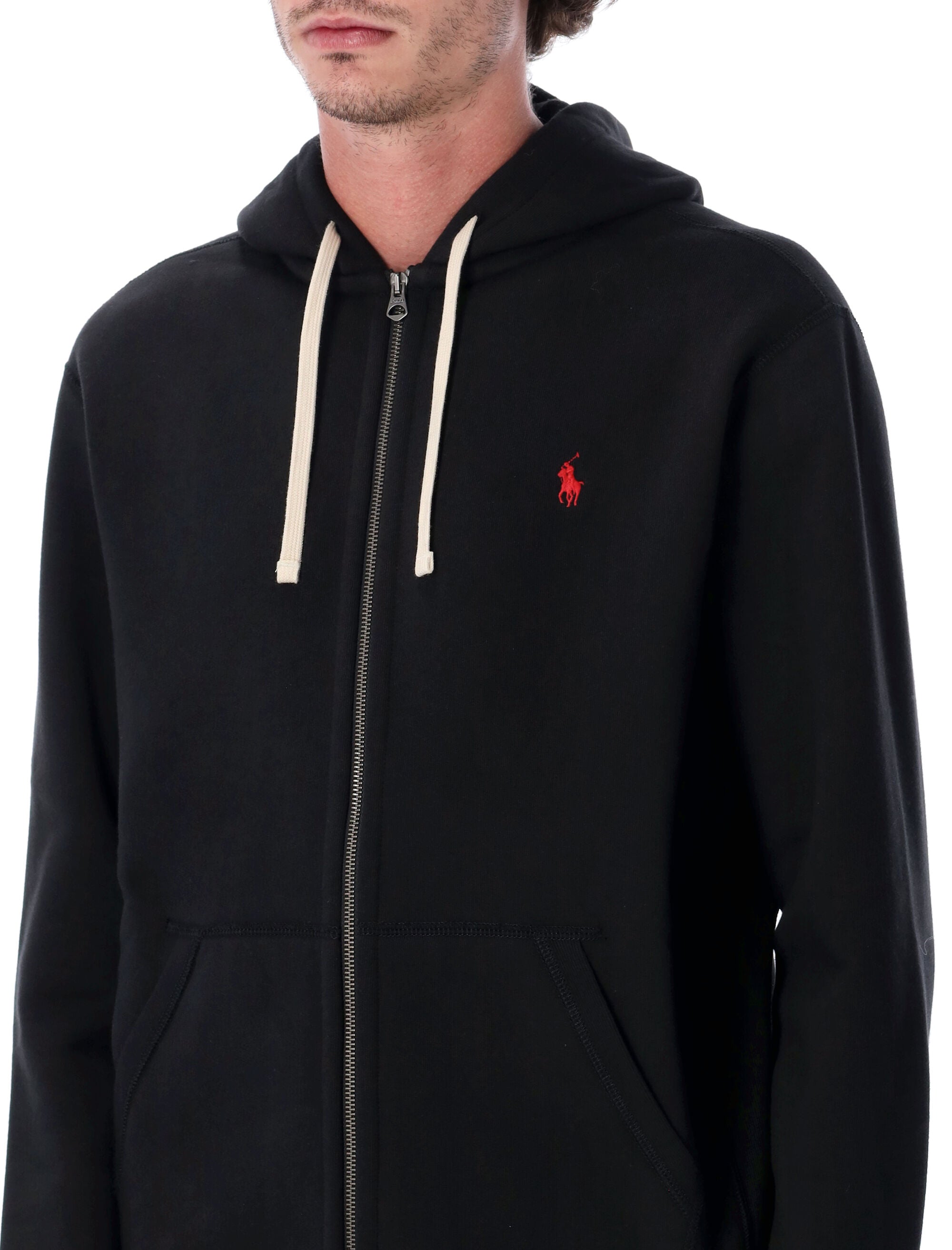 POLO RALPH LAUREN Men's Full-Zip Fleece Hoodie - Size L