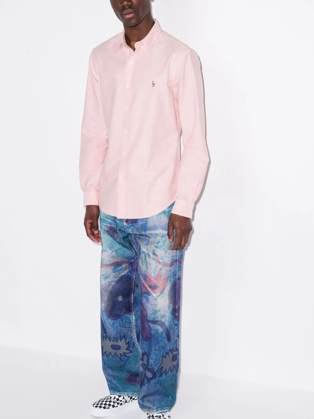 POLO RALPH LAUREN Slim Fit Oxford Shirt for Men - Fall/Winter 2025