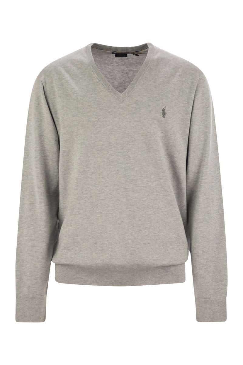 POLO RALPH LAUREN Slim-Fit Cotton V-Neck T-Shirt for Men