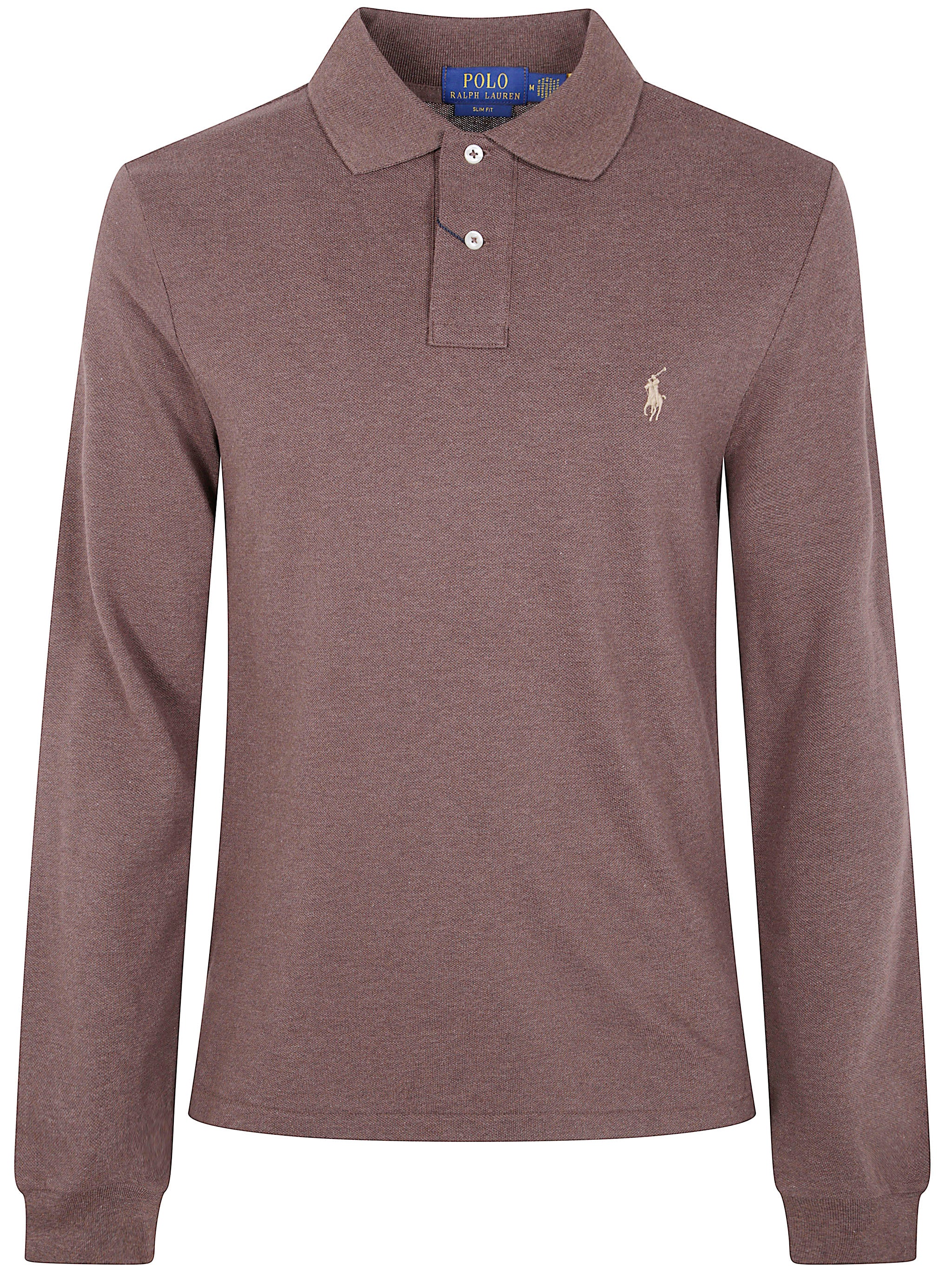 POLO RALPH LAUREN Long Sleeve Knit Polo Shirt for Men - FW25 Collection