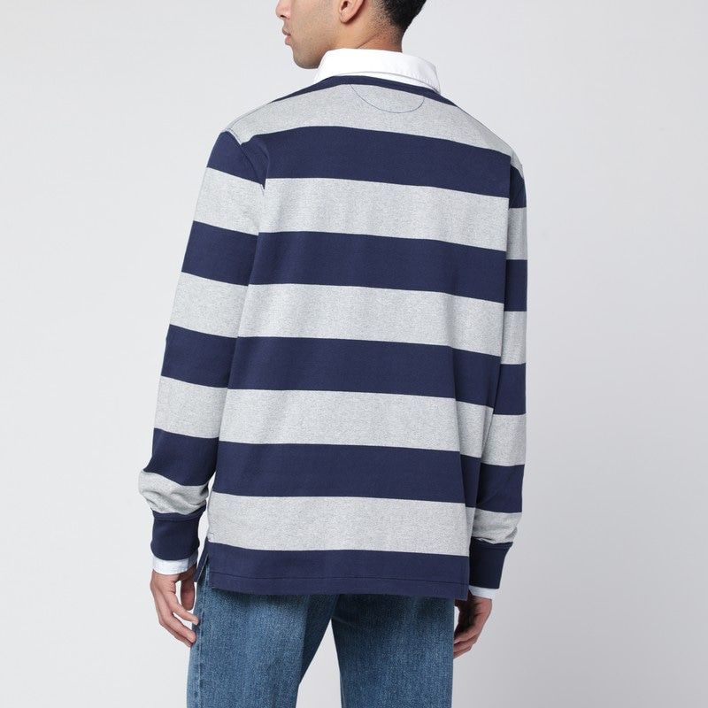 POLO RALPH LAUREN Classic Fit Striped Long Sleeve Polo Shirt
