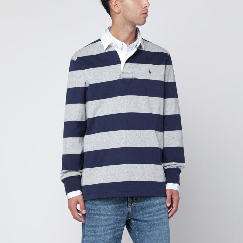 POLO RALPH LAUREN Classic Fit Striped Long Sleeve Polo Shirt