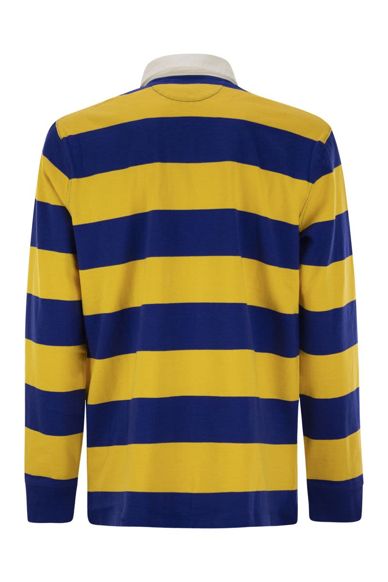 POLO RALPH LAUREN Men's Long-Sleeved Rugby T-Shirt