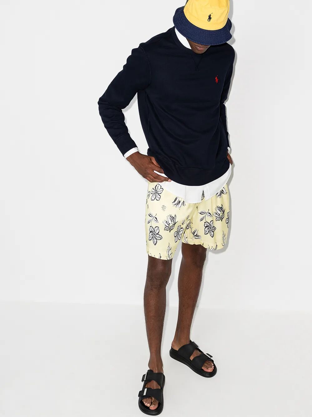 POLO RALPH LAUREN Men's Cotton Blend Crew Neck Sweatshirt