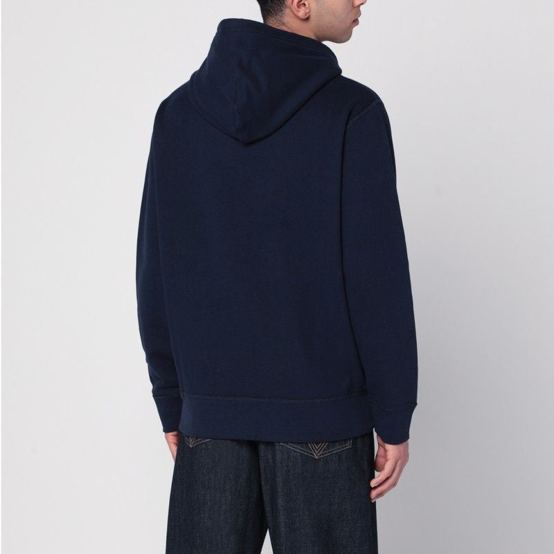 POLO RALPH LAUREN Men's Brushed Cotton Blend Hoodie with Logo