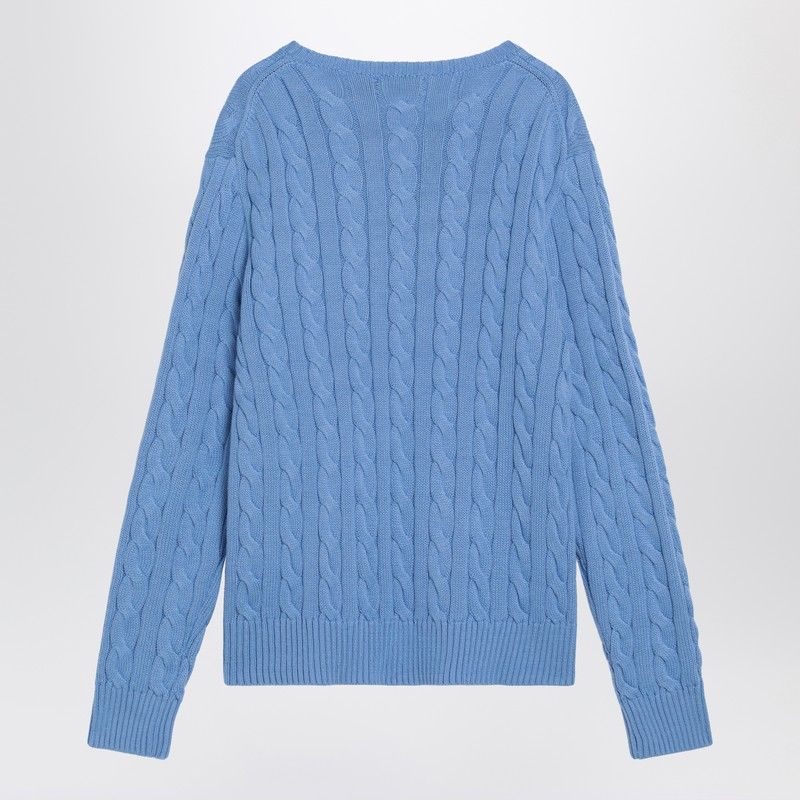 POLO RALPH LAUREN Cotton Cable-Knit Crewneck Jumper for Men