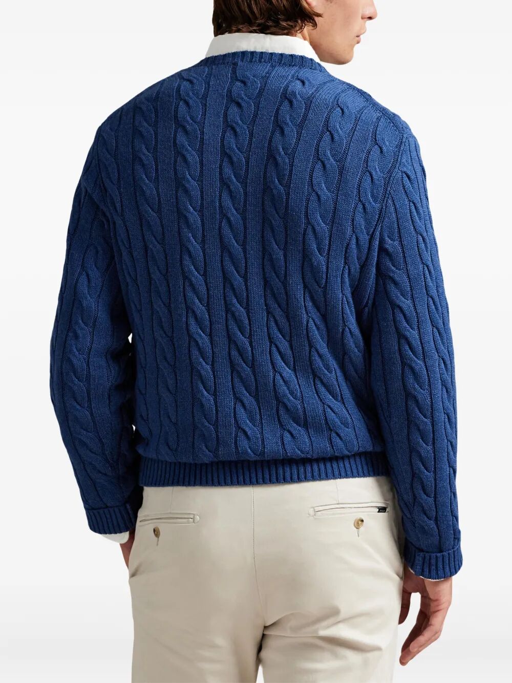 POLO RALPH LAUREN Cable-Knit Cotton Jumper - Regular Fit