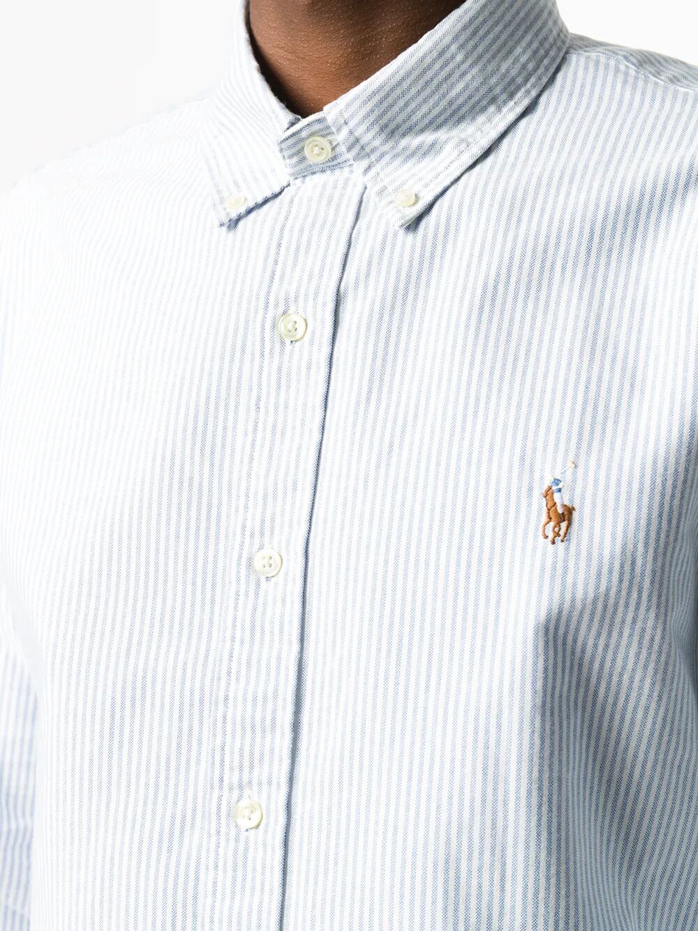 POLO RALPH LAUREN Custom-Fit Striped Oxford Shirt