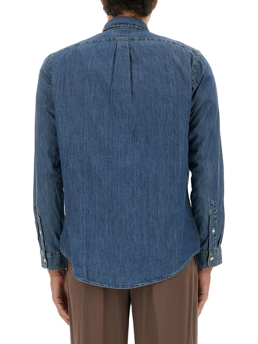 POLO RALPH LAUREN Custom Fit Long Sleeve Shirt - Size L