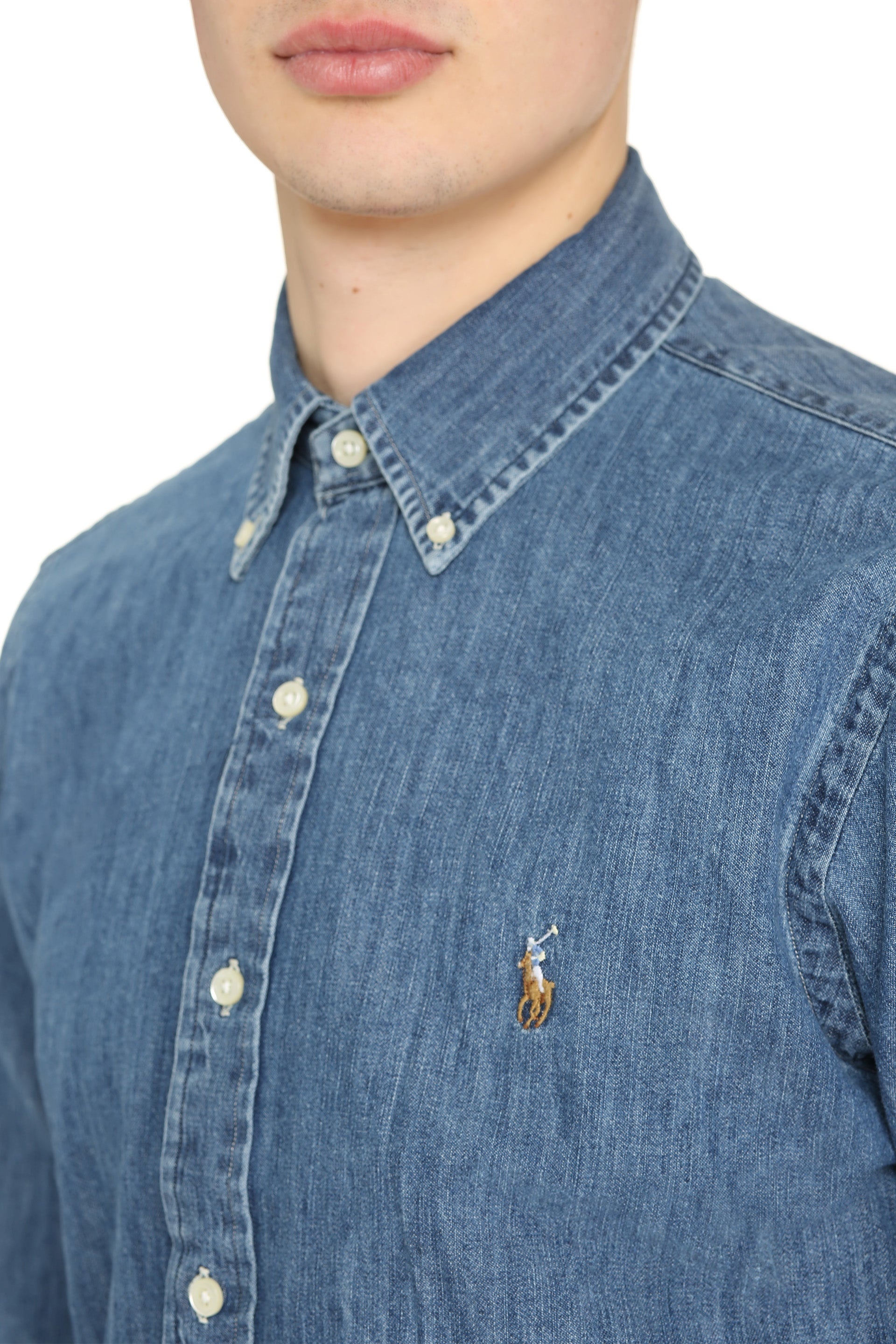 POLO RALPH LAUREN Classic Denim Shirt for Men