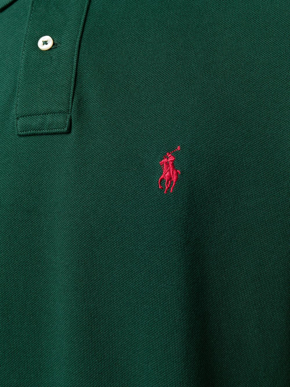 POLO RALPH LAUREN Slim Fit Short Sleeve Polo with Ribbed Collar - Size M