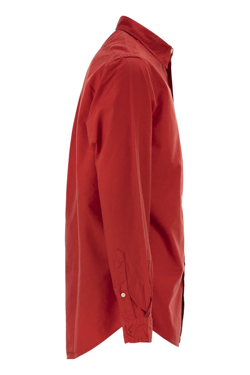 POLO RALPH LAUREN Custom-Fit Garment Dyed Oxford Shirt for Men