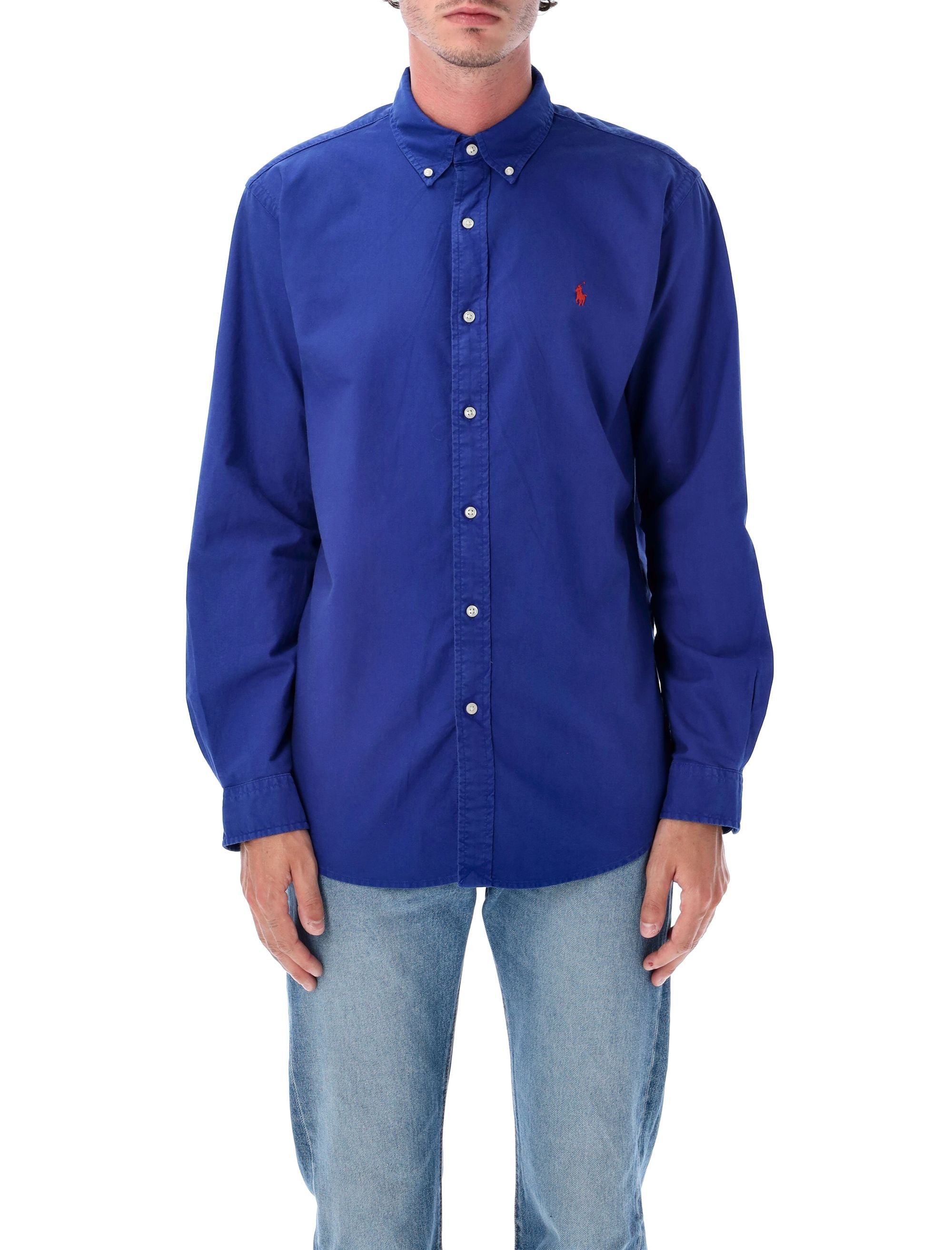 POLO RALPH LAUREN Custom Fit Cotton Shirt - Size L