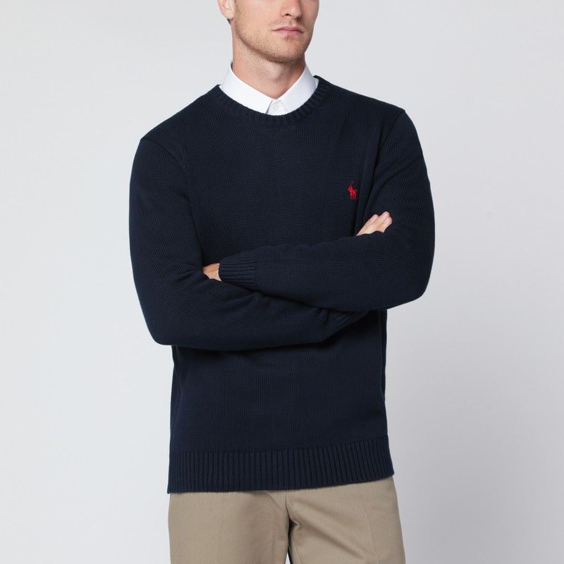 POLO RALPH LAUREN Cotton Crewneck Sweater for Men - FW25 Collection