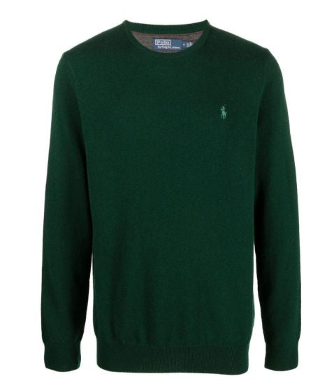 RALPH LAUREN Wool Sweater with Signature Polo Pony Motif for Men