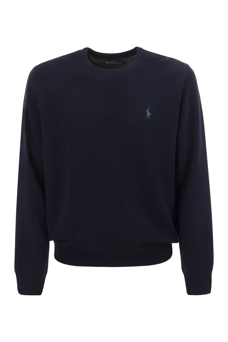 POLO RALPH LAUREN Crew-Neck Wool Sweater for Men