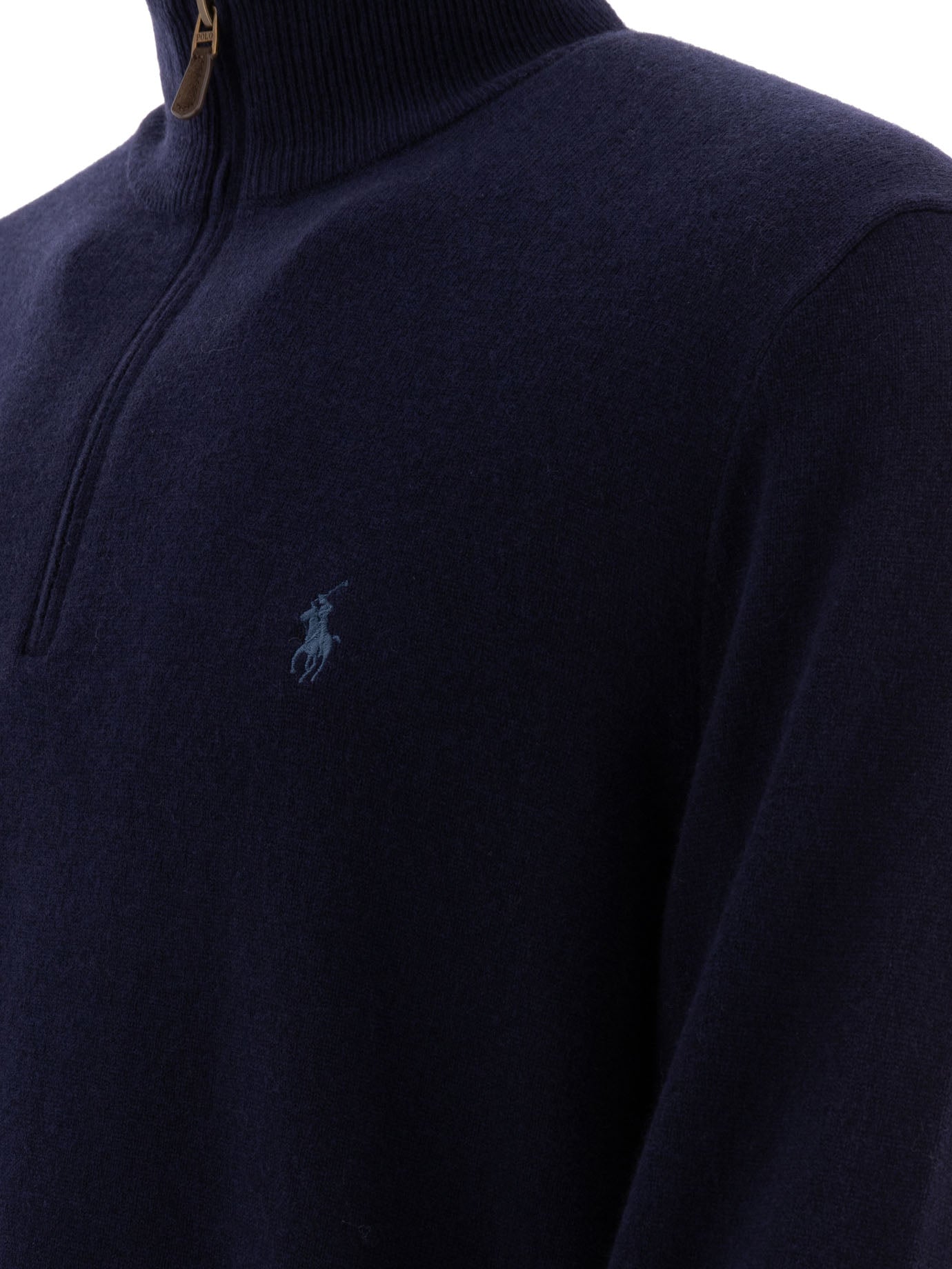 POLO RALPH LAUREN Wool Half-Zip Sweater for Men - Regular Fit